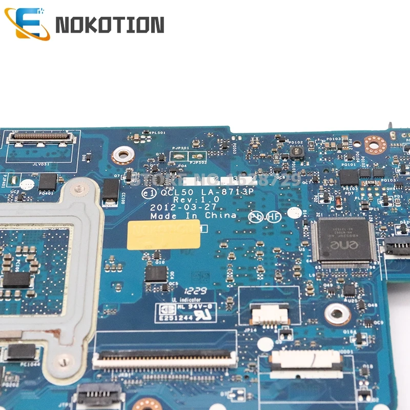 NOKOTION 698395-501 698395-001 686928-001 аккумулятор большой емкости для hp M6 M6-1000 M6-1045DX Материнская плата ноутбука QCL50 LA-8713P SLJ8C HD4000 DDR3