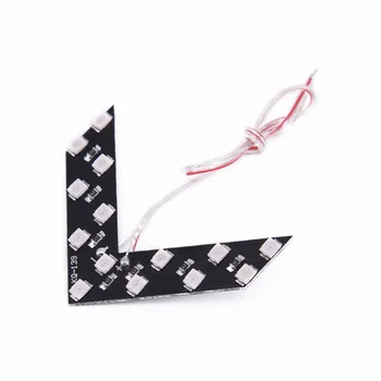 

14 SMD Car Arrow Light Windshield LED Lamp Panel Rear View Warning Indicator Scooters