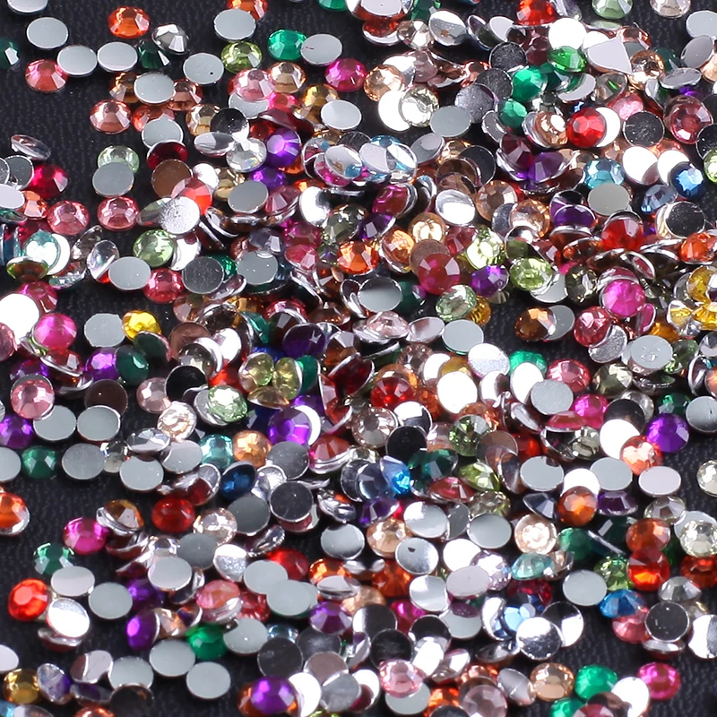 ZOTOONE Resin Flat Back Non Hotfix White Rhinestone For Clothes Decoration Stones And Crystals Strass Applique Glue On Nails Art