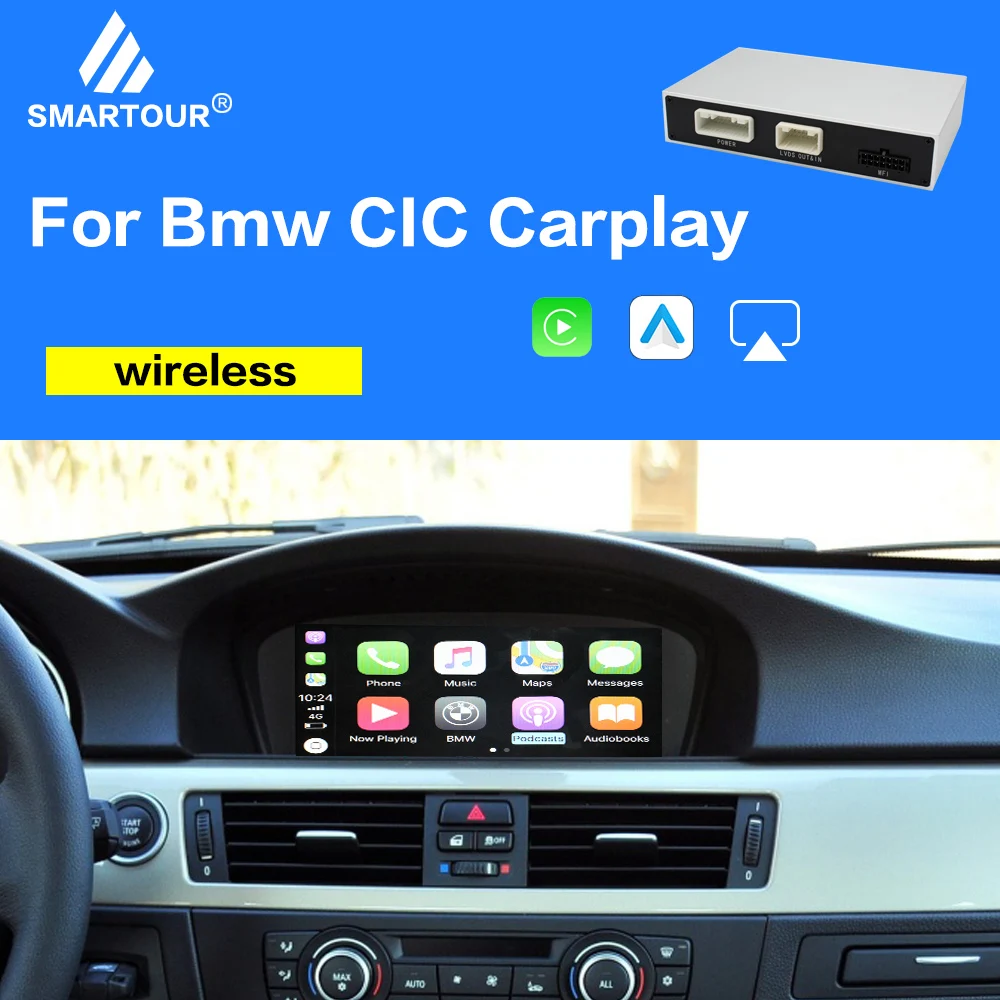 Smartour беспроводной CarPlay для BMW система X5 E70 X6 E71 2011 2013 X1 E84 с Android Mirror Link