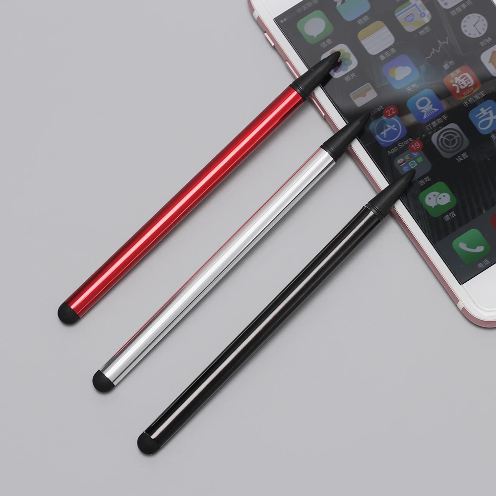

2 in 1 Capacitive Pen High Precision Touch Screen Stylus Pencil for Tablet iPad Cell Phone Samsung PC Cellphone Accessories