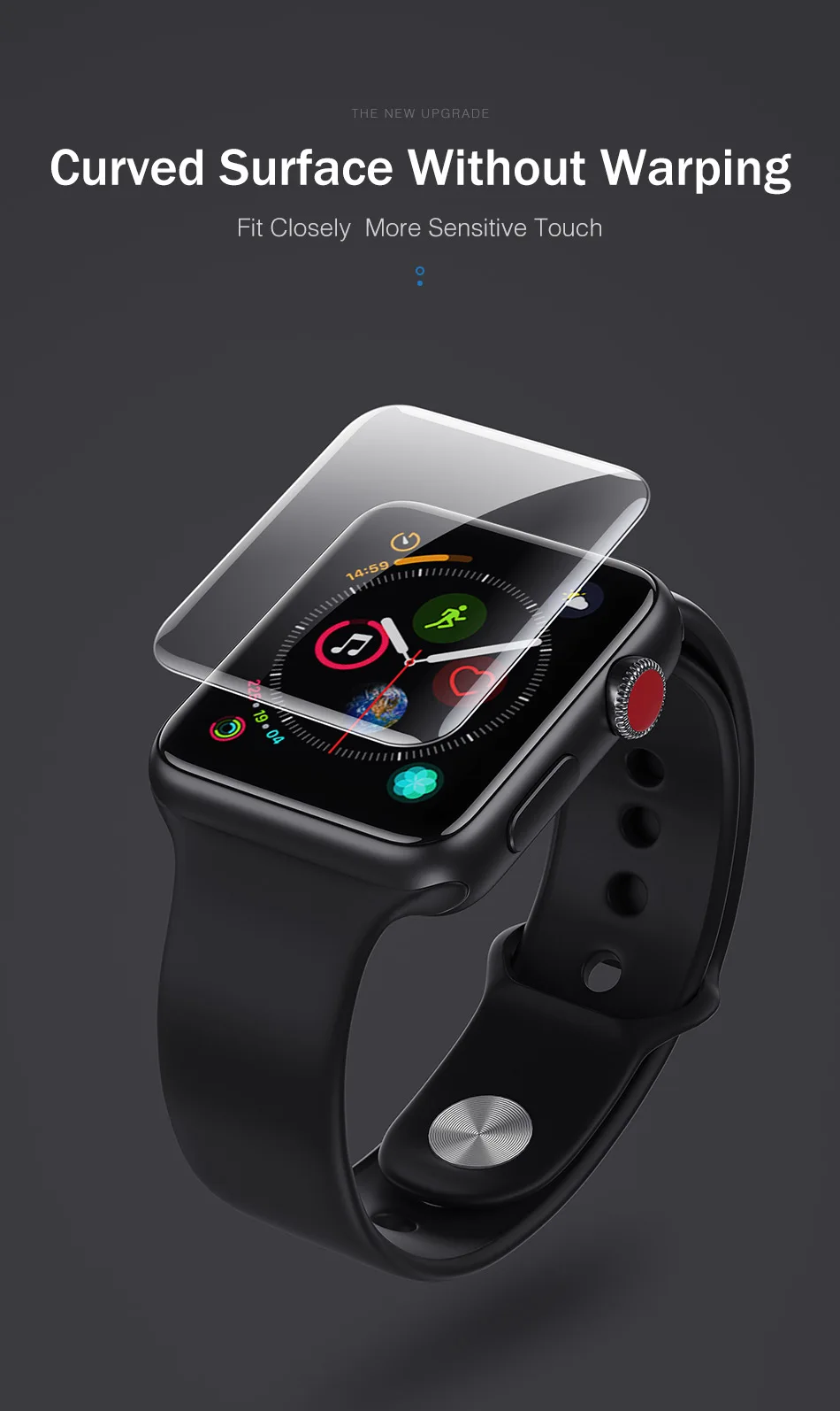 YKZ 2 шт Защитная пленка для Apple Watch Гидрогелевая пленка для iWatch 4 3 2 1 полная защита для Apple Watch 38 мм 40 мм 42 мм 44 мм
