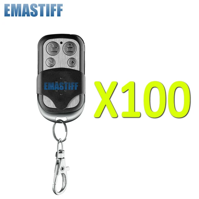100PCS Wireless Metal Remote Control Controller Keyfobs Keychain 433MHz Just For Our G2B G2BW GSM WIFI Security GSM Alarm System - Famidy.com