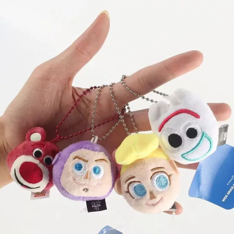 

Cartoon Toy Story 4 Anime Forky Bunny Woody Alien Buzz Lightyear Rex Jessie Stuffed Doll Keychain Plush Toys Kids Party Gift
