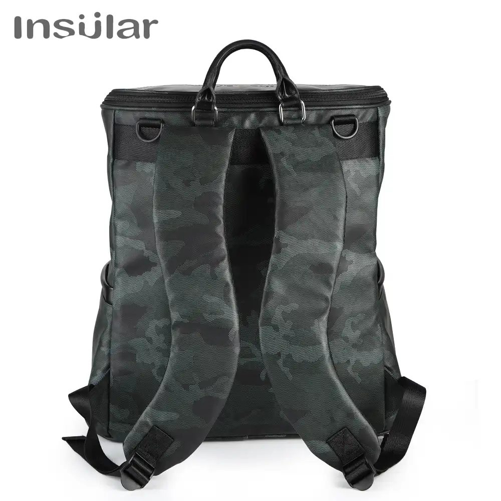 Insular Nappy Backpack Bag Mummy Large Capacity Bag Mom Baby Multi-function Waterproof Outdoor Travel Diaper Bags For Baby Care