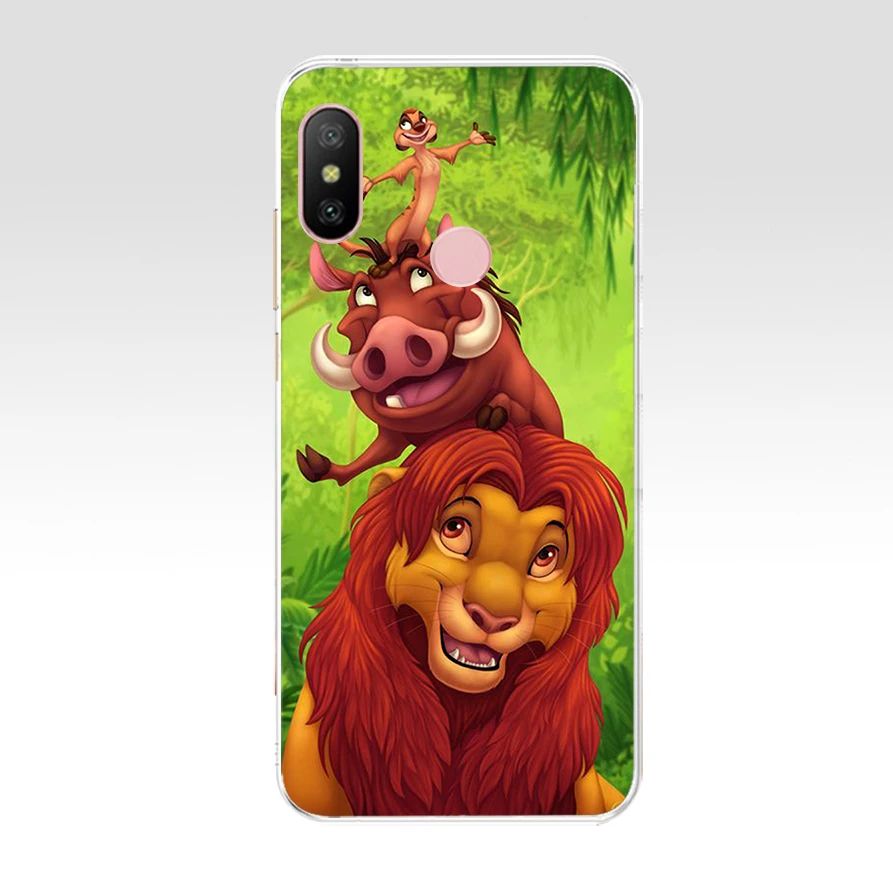 18 73AA подарок Король Лев simba Мягкий Силиконовый ТПУ чехол для телефона для Xiaomi Redmi 6 Pro 6A 7A Note 6 Pro 7 Чехол - Цвет: 18