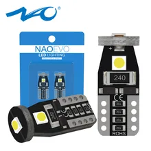 NAO T10 W5W светодиодный светильник 1 7 W боковой для салона автомобиля