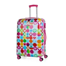AGATHA RUIZ DE LA PRADA Model Happy Agatha Travel Suitcase Rigid 4 Wheels 66Cm Polycarbonate 56360