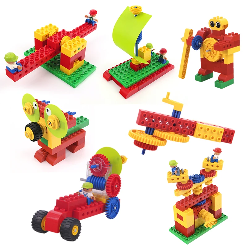New DIY MOC Compatible All Brands Duplo 9656 Particle Building Blocks  Educational Institutions Stem Robot Science Technology Set _ - AliExpress  Mobile