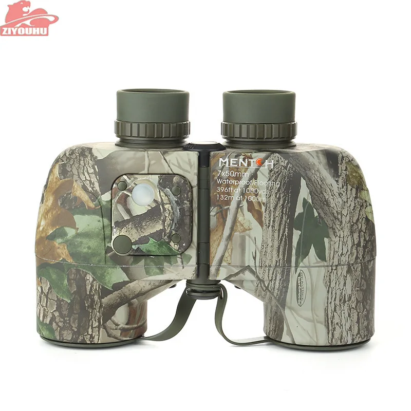 

Fashion 7x50 Powerful Military Binoculars Telescope Waterproof Nitrogen High-definition Rangefinder Adult Big Azimuth Compass