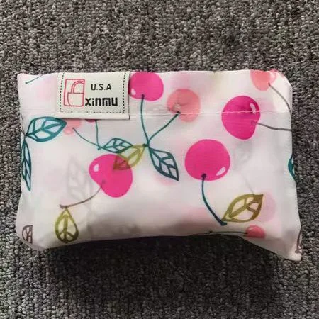 11 Новинка! Женская Складная Эко сумка для покупок, многоразовая сумка для покупок с короткими ручками, Сумка с цветочным рисунком, фруктами, овощами, пищевая пляжная дорожная сумка для покупок - Цвет: 11