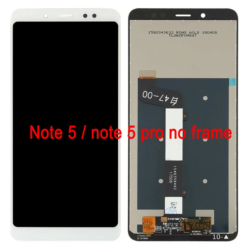 Для Xiaomi Redmi Note 5 полная ЖК-дисплей Экран Дисплей с рамкой 5,9" ЖК-дисплей 10 касаний для Redmi Note 5 Pro ЖК-дисплей Экран Запчасти