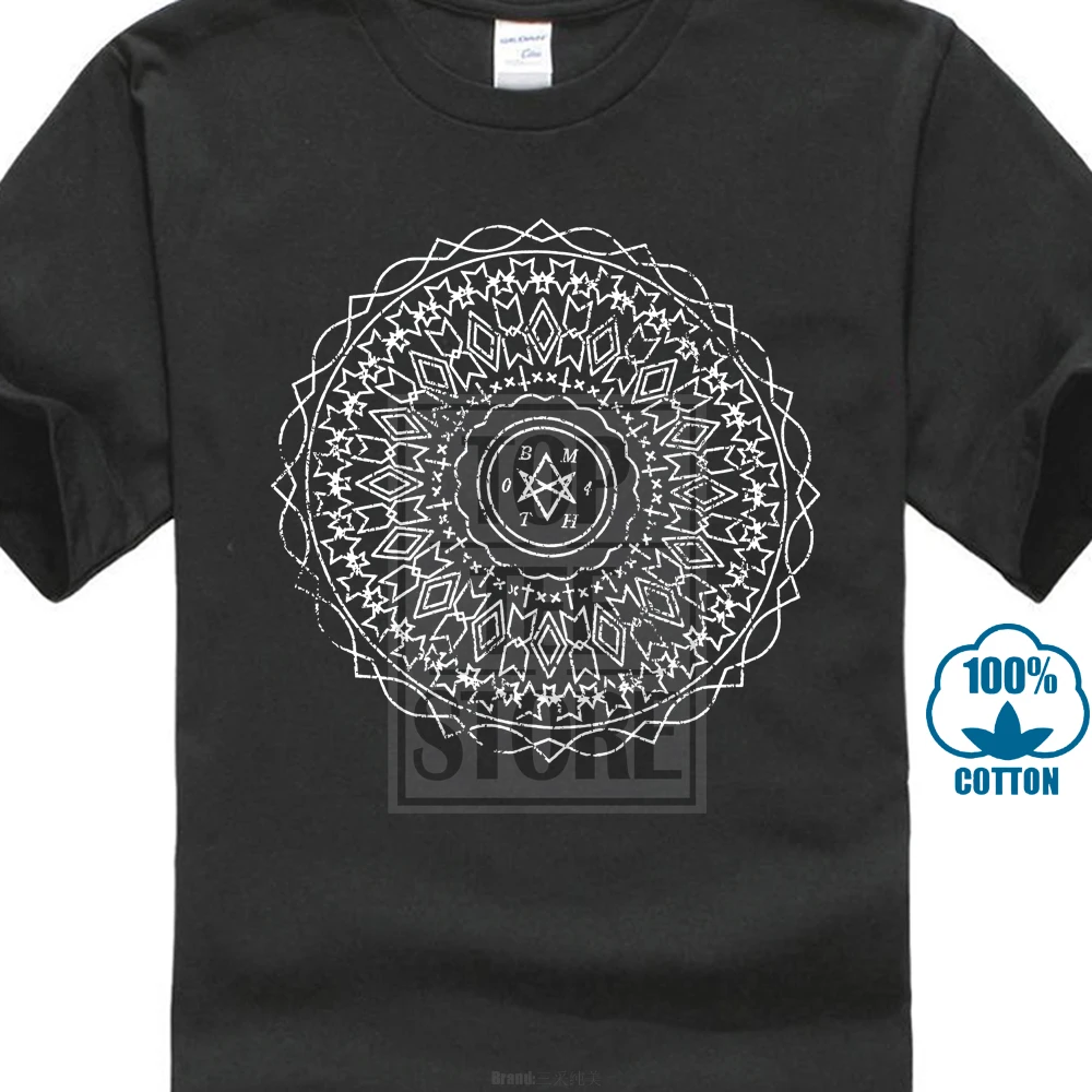 Bring Me The Horizon Мужская футболка Bmth Giant Allover Circle Ornate Design 2019 Новое поступление | одежда