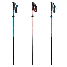 Складные прогулочные палки Auminum сплав телескопические 7075 треккинговые палочки для пеших прогулок лыжные путешествия