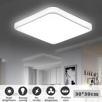

LED Ceiling Lights 24W 1000LM Modern Lamp Square Flush Mount Fixture Lighting for Living Room Bedroom Kitchen Study Balcony