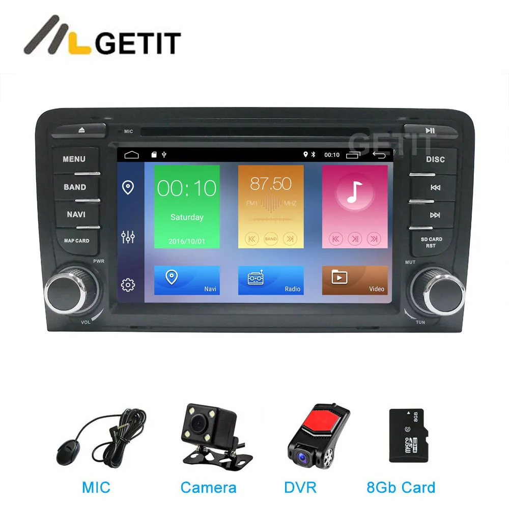 DSP Android 9 0 автомобильный DVD видео стерео плеер GPS навигация для Audi A3 8P 2003-2012 S3 2006-2012 RS3