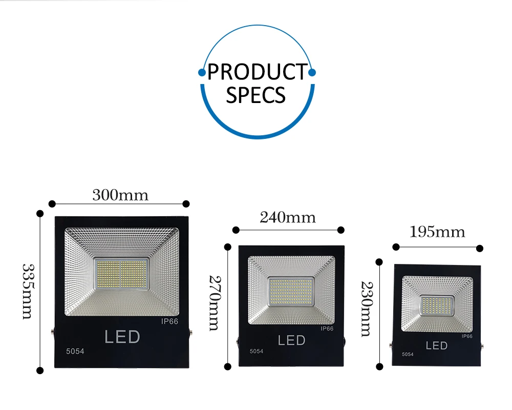LUCKYLED Светодиодный прожектор светильник Водонепроницаемый IP66 50 Вт 100 Вт 150 Вт Светодиодный отражатель 220 Наводнение светильник Светодиодный точечный светильник на открытом воздухе Профессиональный светильник Инж