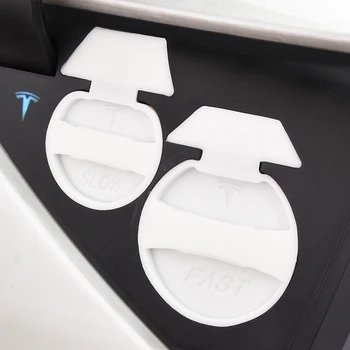 

For Tesla Model 3 Car Exterior Accessories Silicone Charger Protection Port Waterproof Dustproof Protective Cap Cover