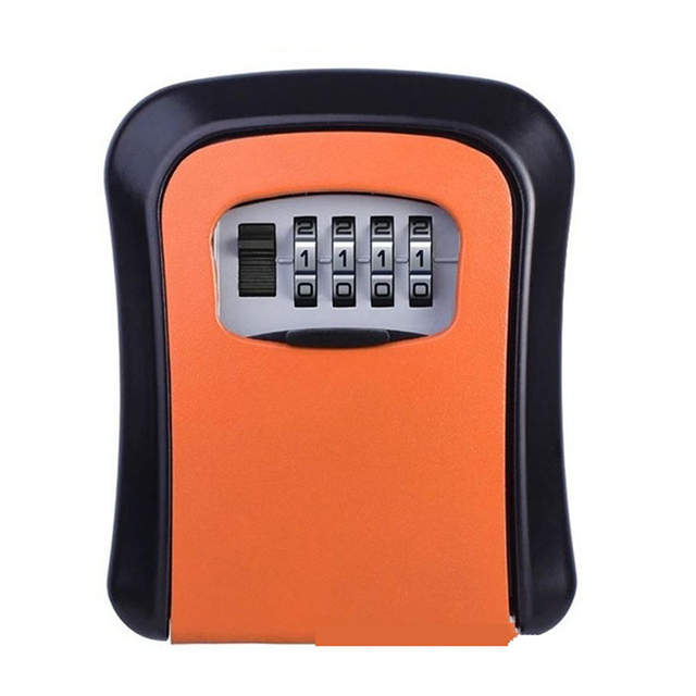 Digit Key Storage Lock Box Password Key Lock Box Wall Mounted Zinc Alloy Key Box Weatherproof