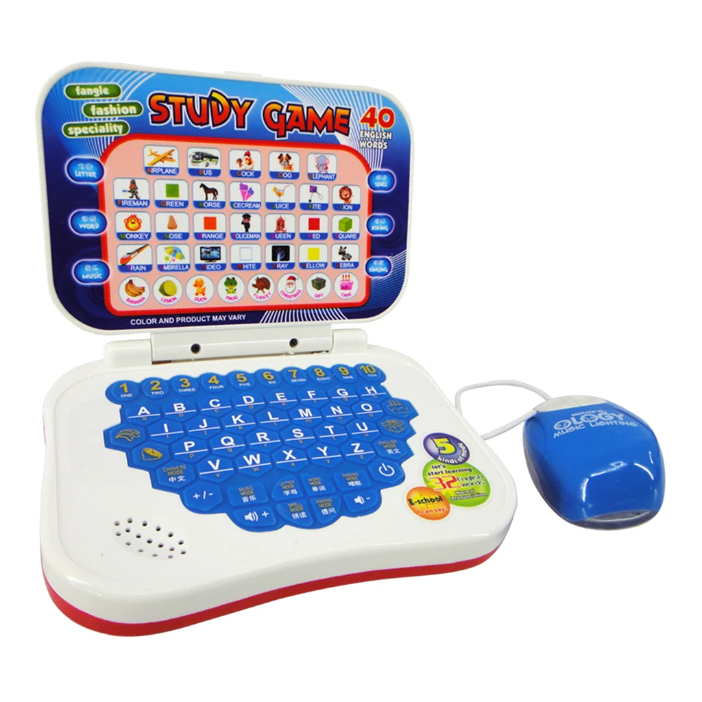 Baby Kids Pre School Educational Learning Machine Study Toy Laptop Computer Games