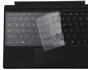 

Ultra Thin Keyboard Protector Skin Cover for Microsoft Surface Pro 2017 & Surface Pro 4 Soft-Touch Precision Keyboard TPU