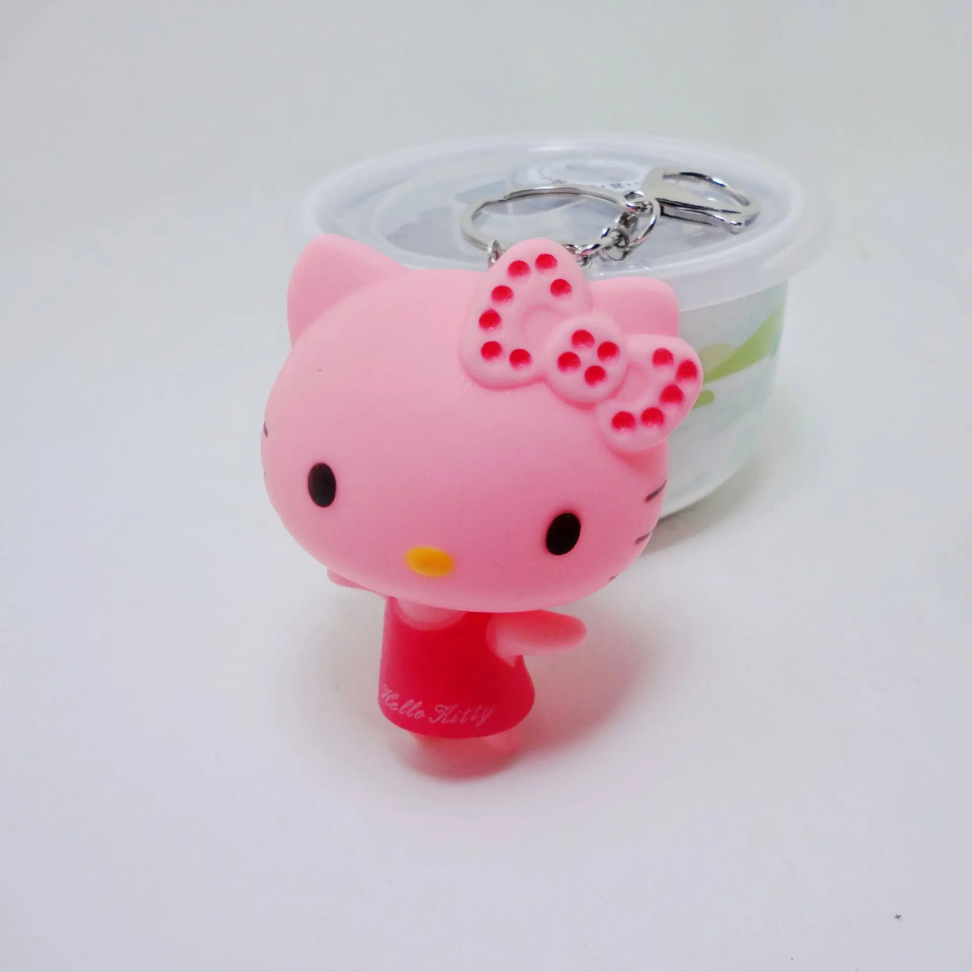 Напрямую от производителя продажи мультфильм милый маленький медведь кролик кукла брелоки для пар автомобиль кожаный брелок для ключей Сумочка Подвеска