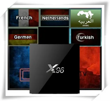 

X96 2G16G Android TV BOX support French/Arabic/Netherland/Turkish/India/EX-YU/UK/CA/Africa/Germany/Swenish/Portugal IPTV