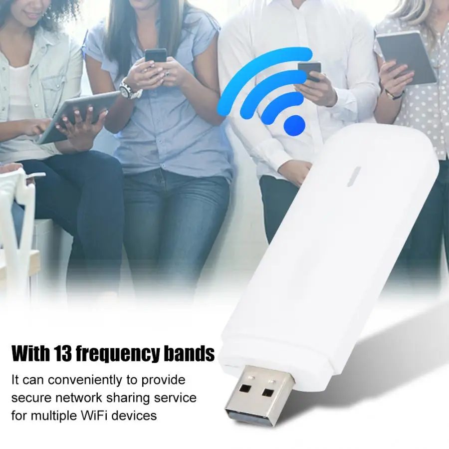 4G USB сетевой адаптер беспроводная сетевая карта портативный WiFi маршрутизатор со встроенной Wifi/4G/3g антенной