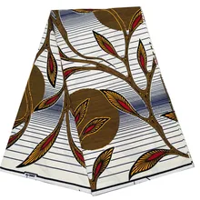 Новая хлопковая африканская вощеная ткань принтом настоящая ткань Анкара настоящая голландская восковая ткань