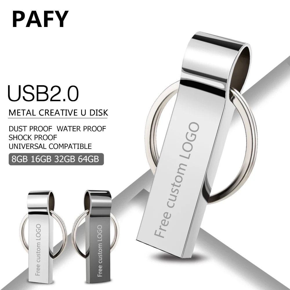 

Hot metal pendrive 128GB 64GB usb flash drive 32GB 16GB Key pen drive 8GB flash memory stick cle usb 2.0 u disk Free print LOGO