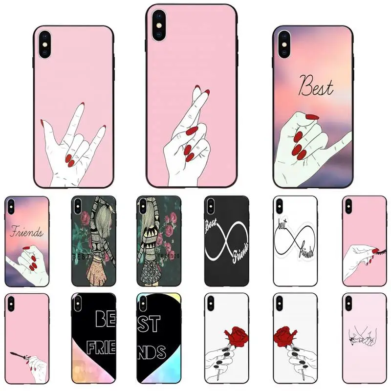 LJHYDFCNB лучший друг и лучшие сестры шикарный милый чехол для телефона IPhone 11 Pro XS MAX 8 7