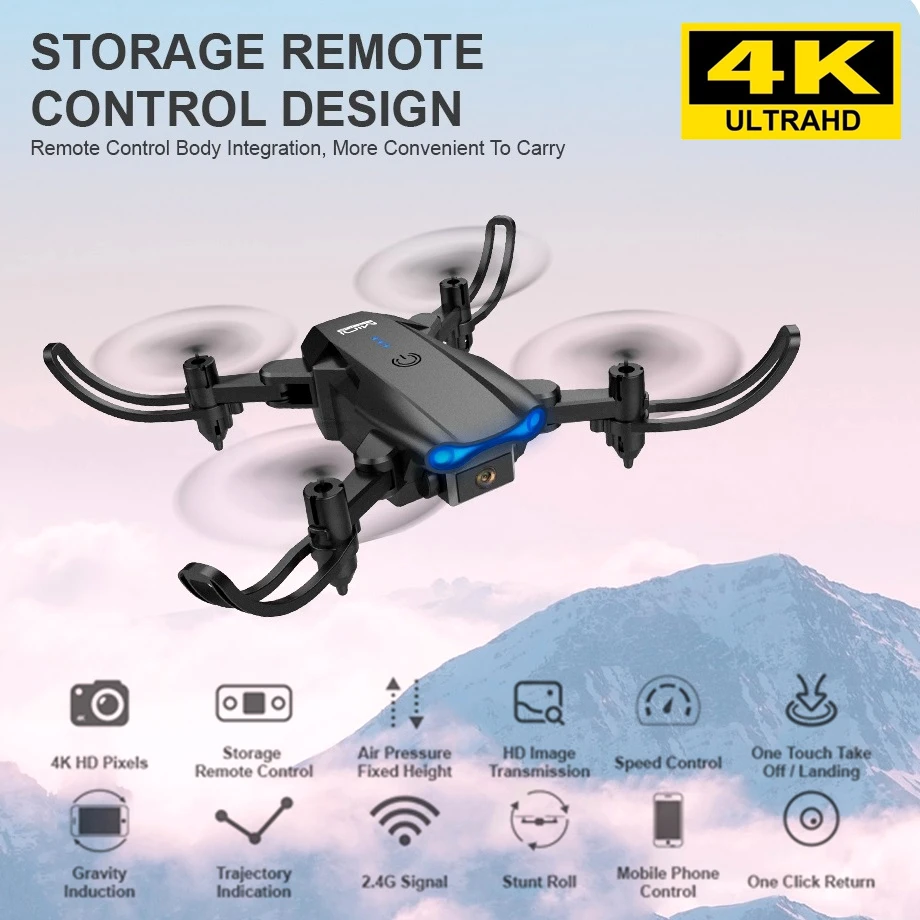Мини-Дрон KY906 профессиональный 4 к Wi-Fi FPV | Электроника