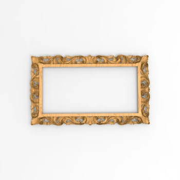 

Flat square frame 3D model STL format design file CNC router carving ArtCAM Aspire Type3 engraving carving file A1189
