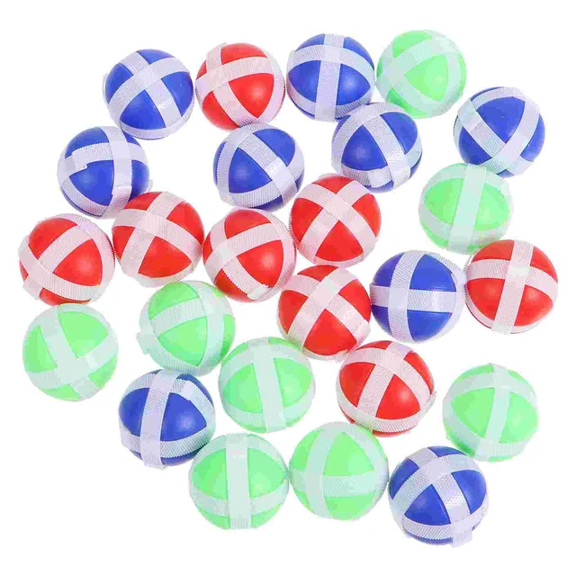 25pcs Kids Sucker Sticky Ball Toy Outdoor Sports Catch Ball Game Set Throw And Catch Parent-Child Interactive Toys 1