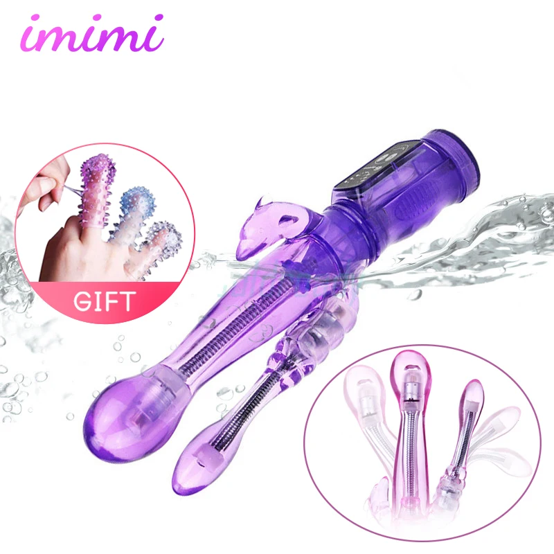 6 Speed Bendable Double Vibrators Penetration Anal Vaginal Clitoris Stimulator Realistic Dildo G-spot Massager Sex Toys Woman