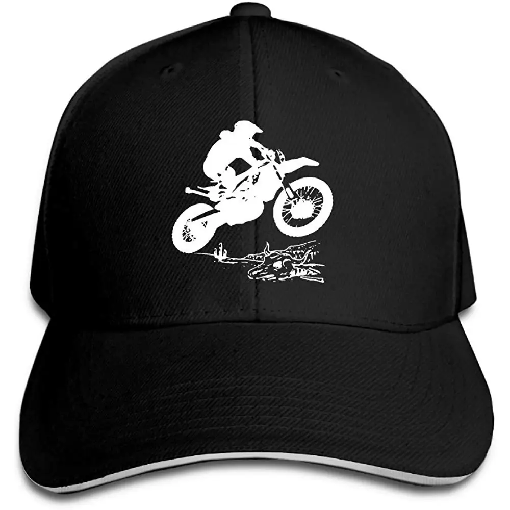 Мужская и женская кепка для мотокросса, простая регулируемая бейсболка