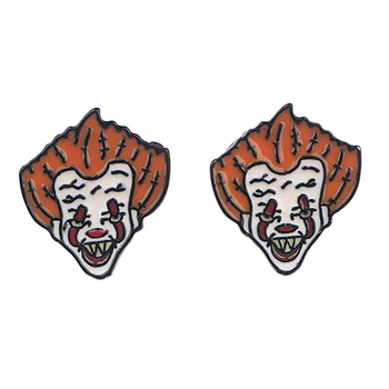 

P4026 Wholesale 20pair / lot Clown Studs Earrings For Womens Enamel It: Chapter Two Pierce Korea Earrings Jewelry