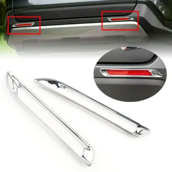 

Decor Fog Light Cover Frame For Toyota RAV4 2019 2020 4pcs/Set Front+Rear