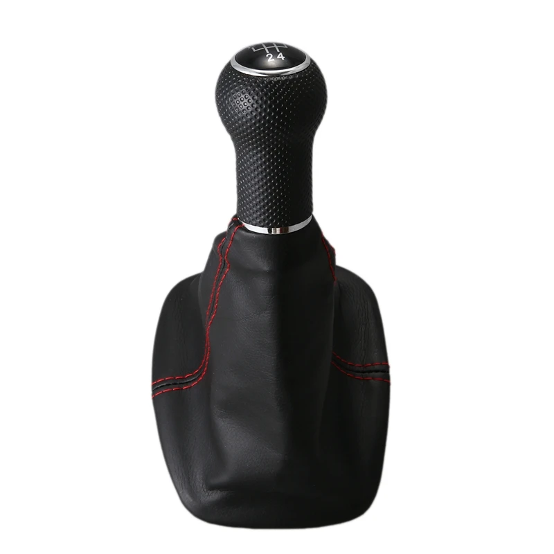 5 Speed Gear Shift Knob PU Dust-Cover for Seat Leon Toledo 1999-2001 |