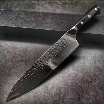 

High Quality 8 Inch Knife Damascus 8 Inch Hammer Grain Chef Knife Cooking Knife Cooking Knife