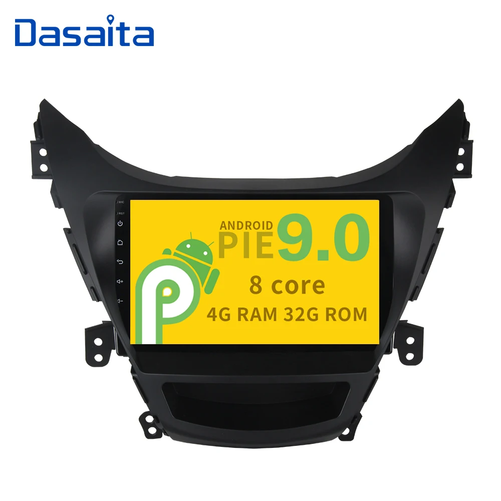 Автомобильный радиоплеер на Android 9 0 для Hyundai Elantra I35 Avante 2013 2014 2015 с сенсорным IPS