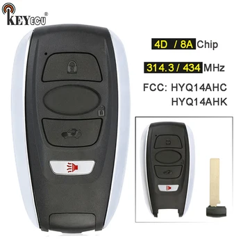 Keyforkess 314.3MHz / 434MHz FSK HYQ14AHK HYQ14AHC 4 pulsanti Prox portachiavi remoto per Subaru Crosstrek Forester Impreza Legacy Outback