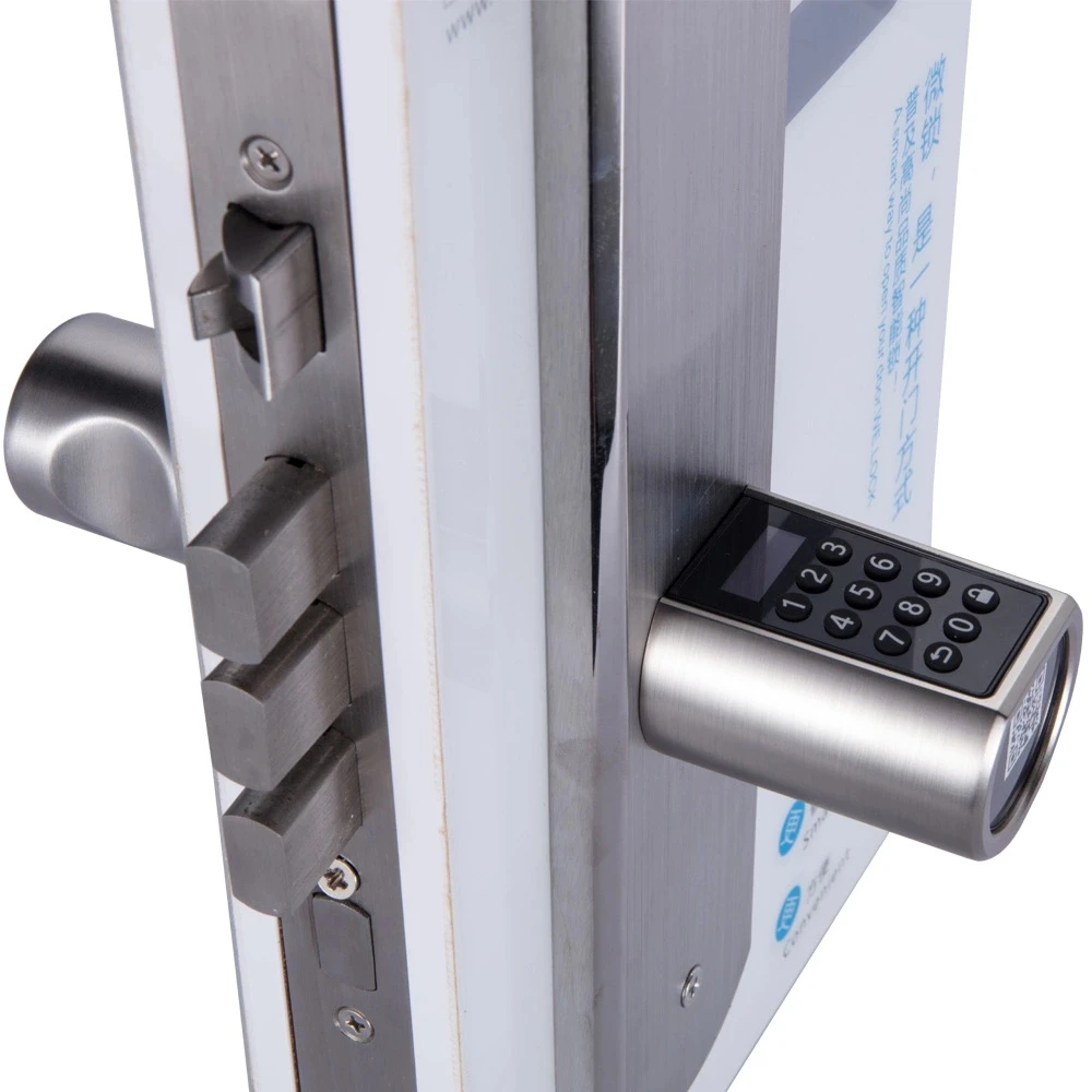 L6PCB Bluetooth цифровые безопасные замки двери Смарт Клавиатура Беспроводной Bluetooth пароль цилиндр электронного замка с ручкой двери