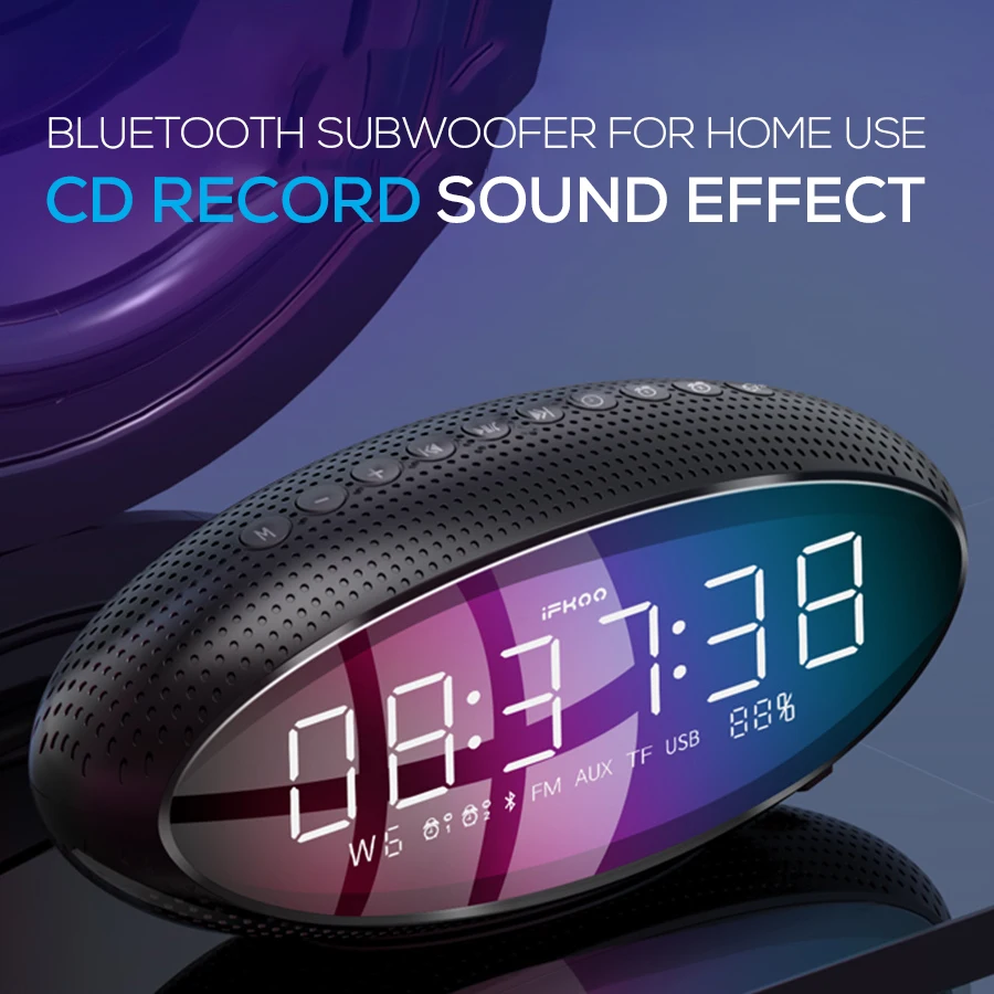 IF-Q3 Мини Bluetooth динамик беспроводная HIFI колонка с объемным звуком Встроенный микрофон Портативный динамик поддержка TF USB FM AUX Быстрая