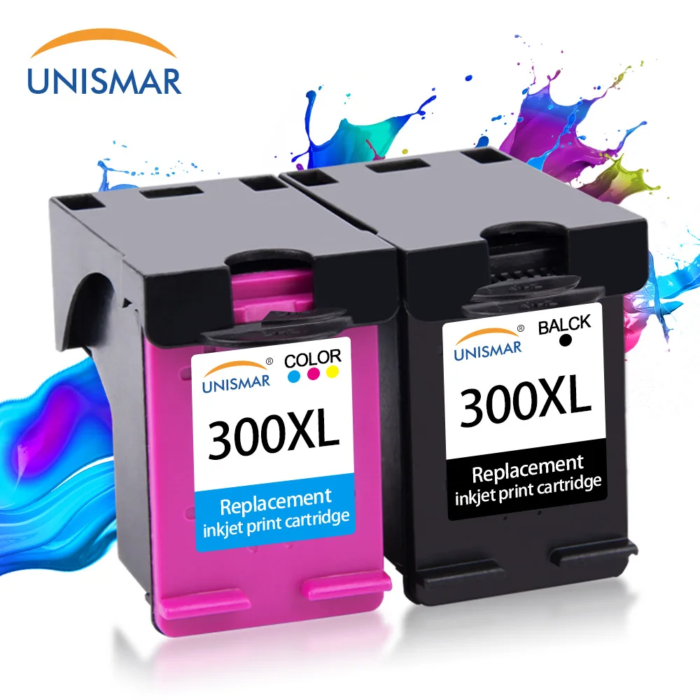 Unismar Mied набор 300XL восстановленные чернильные картриджи для HP 300 XL HP300 Deskjet D1660 D2560 D2660