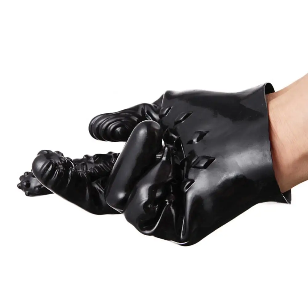 Soft Magic Palm Vagina Massage Glove Women Masturbation Hand Masturbator Glove Breast Nipple Massage Couple Flirting Sex Toy