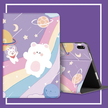 

For Huawei MatePad Pro 10.8 T8 Cover Case For Huawei MatePad 10.4 Case For Huawei M5 Lite 8 10.1 M6 8.4 Cute Soft silicone cover