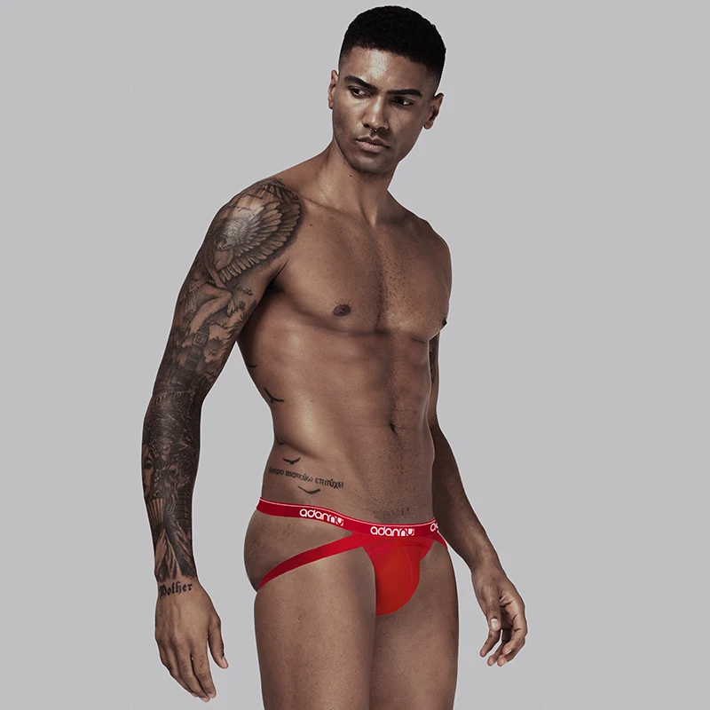 Brand G-strings Sissy Panties String Men Lingerie Jockstrap Mens Thongs Solid Fashion Sexy Gay Underwear Thong Cotton AD43 |