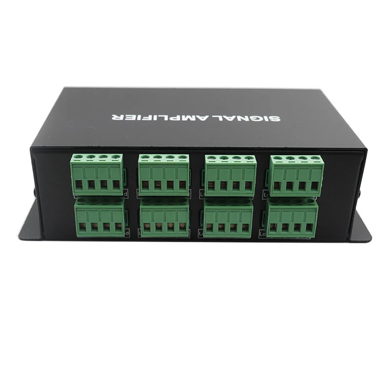 HC800 DC12V 24V 8 channels SPI TTL signal synchronizer LED amplifier 8CH 8 ports output For dream color pixel led strip light