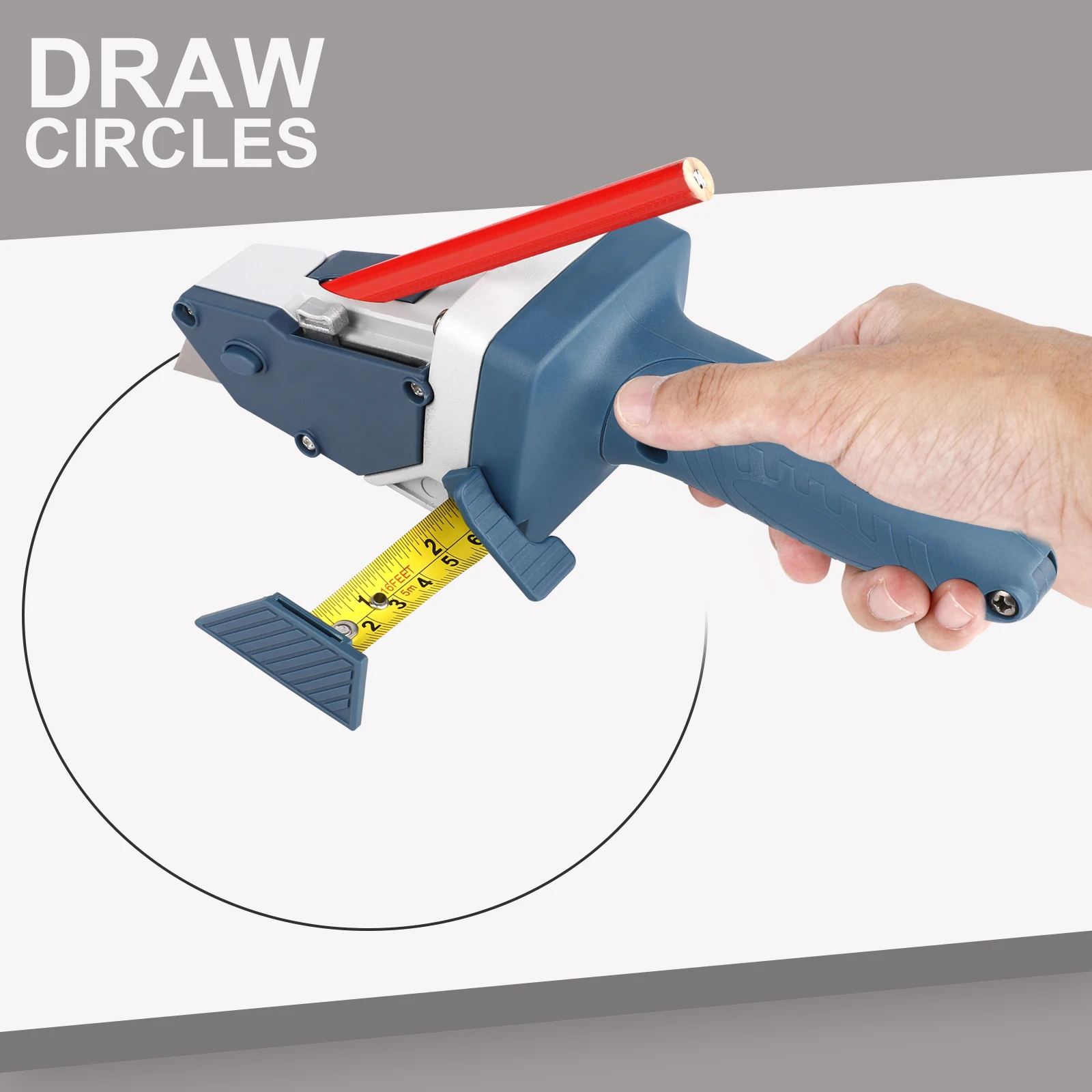 Gypsum Board Cutting Tool with Scale Woodworking Scribe Woodworking Cutting Board Tool Cutting Artifact SKTE Multifunctional Hand Push Automatic Cutting Gypsum Board